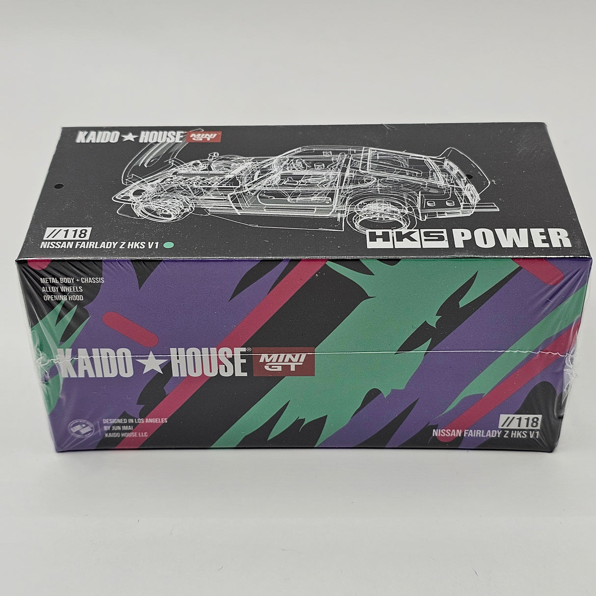 Mini GT x Kaido House Nissan Fairlady Z HKS 1/64 Scale MGTKHMG118