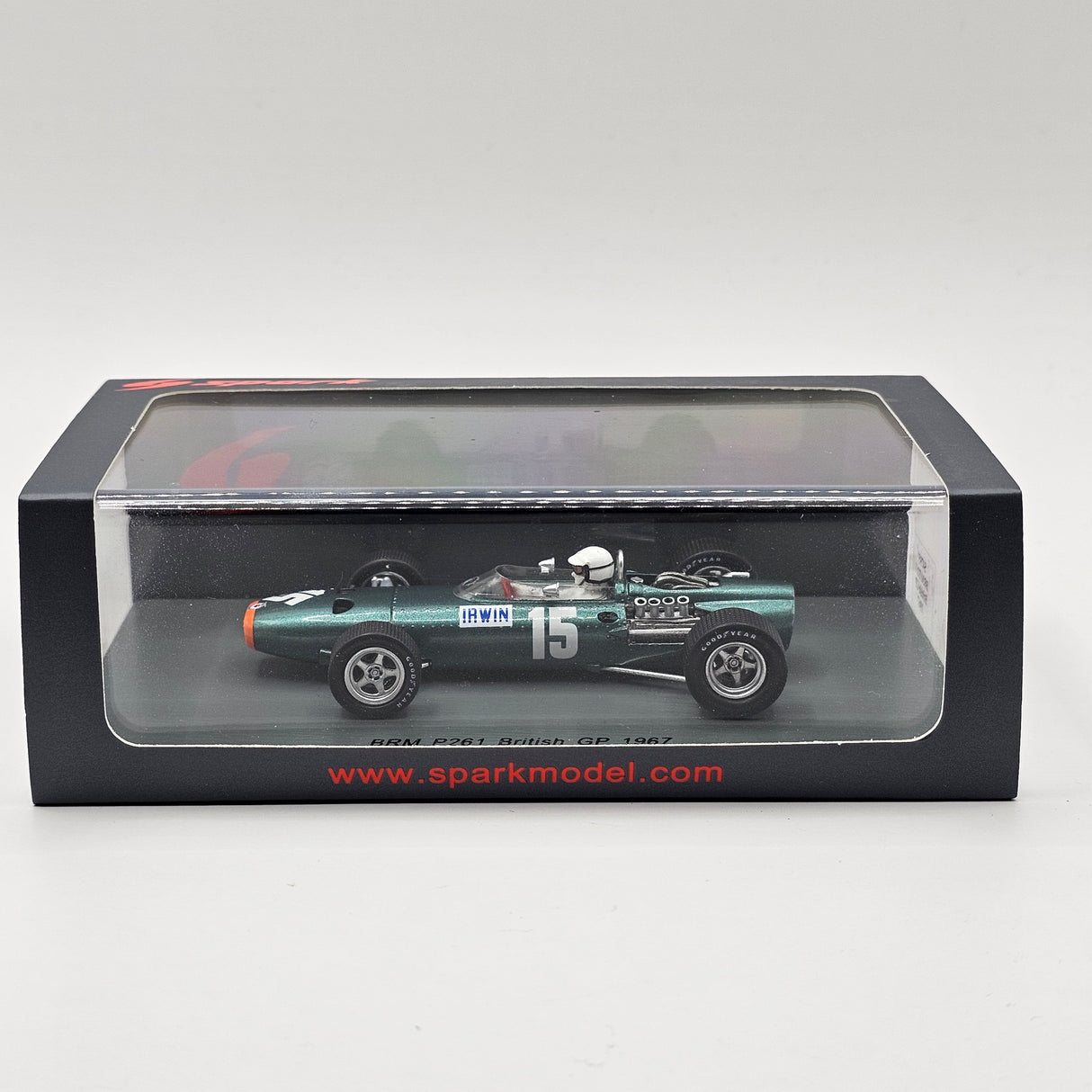 Spark BRM P261 #15 Chris Irwin British GP 1967 1/43 Scale S4795