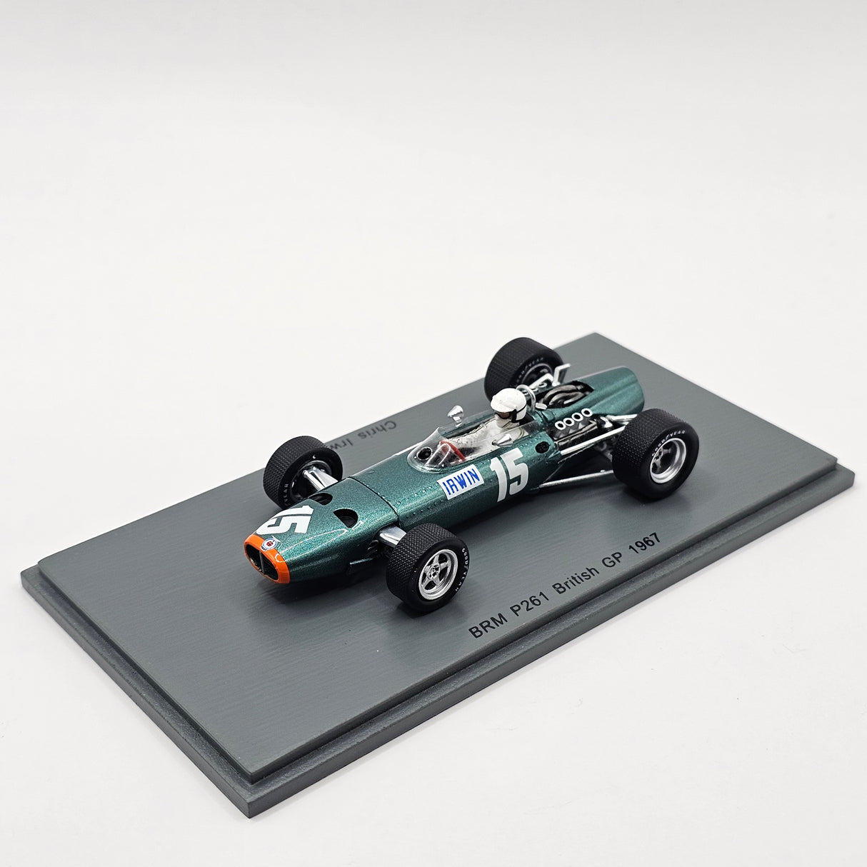 Spark BRM P261 #15 Chris Irwin British GP 1967 1/43 Scale S4795