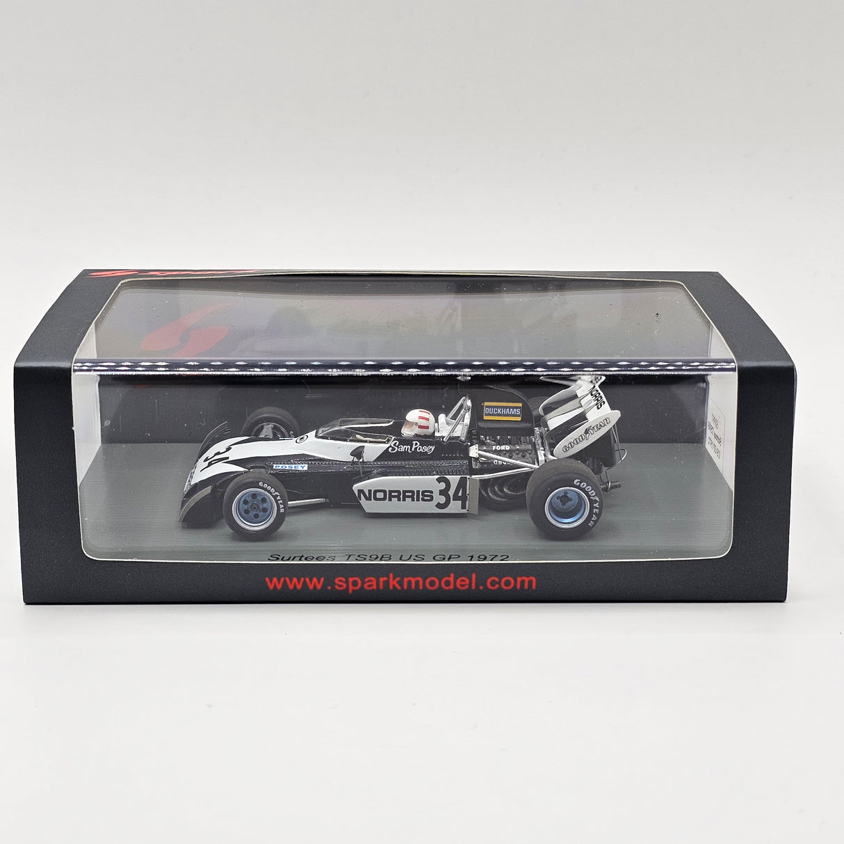 Spark Surtees TS9B #34 Sam Posey US GP 1972 1/43 Scale S3997
