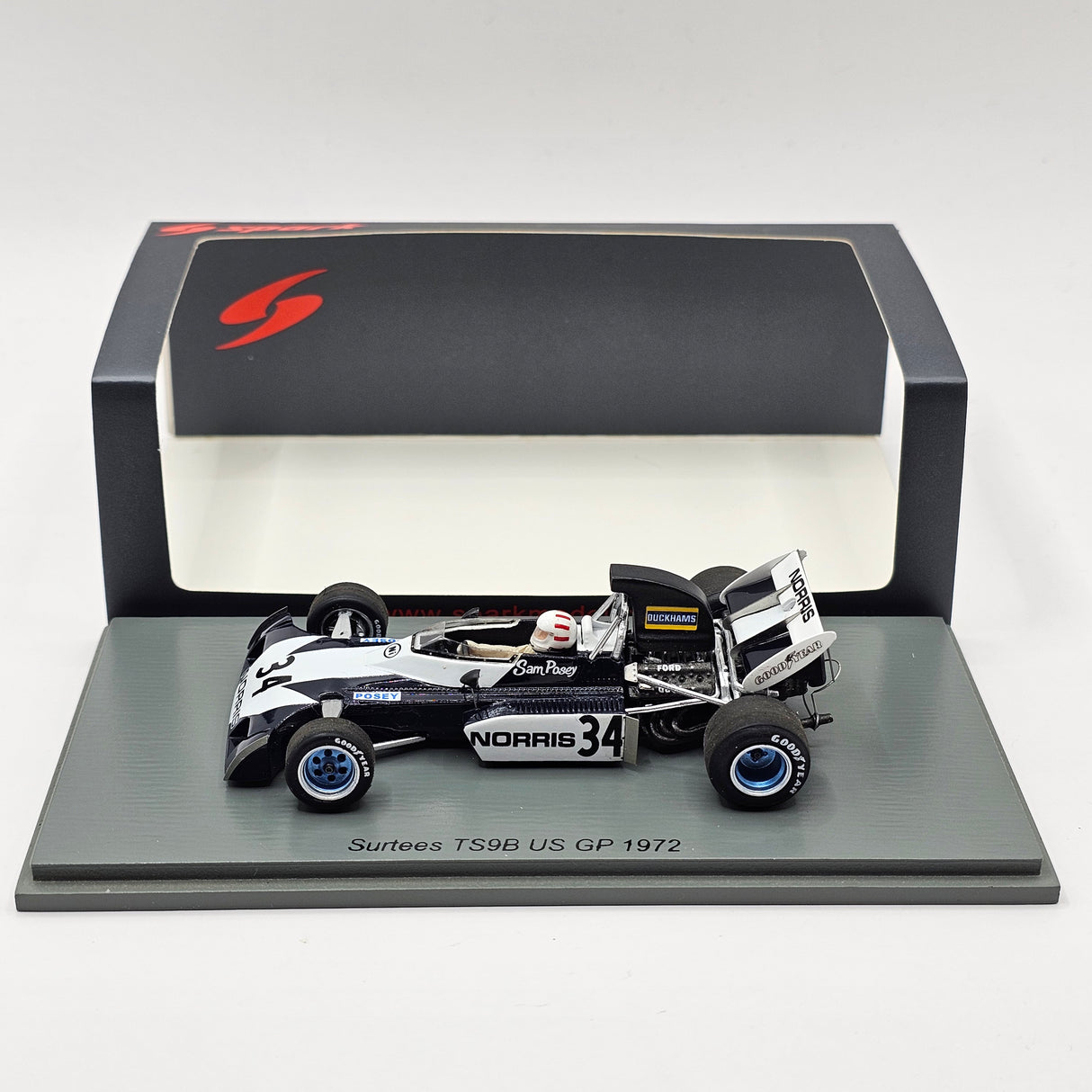 Spark Surtees TS9B #34 Sam Posey US GP 1972 1/43 Scale S3997