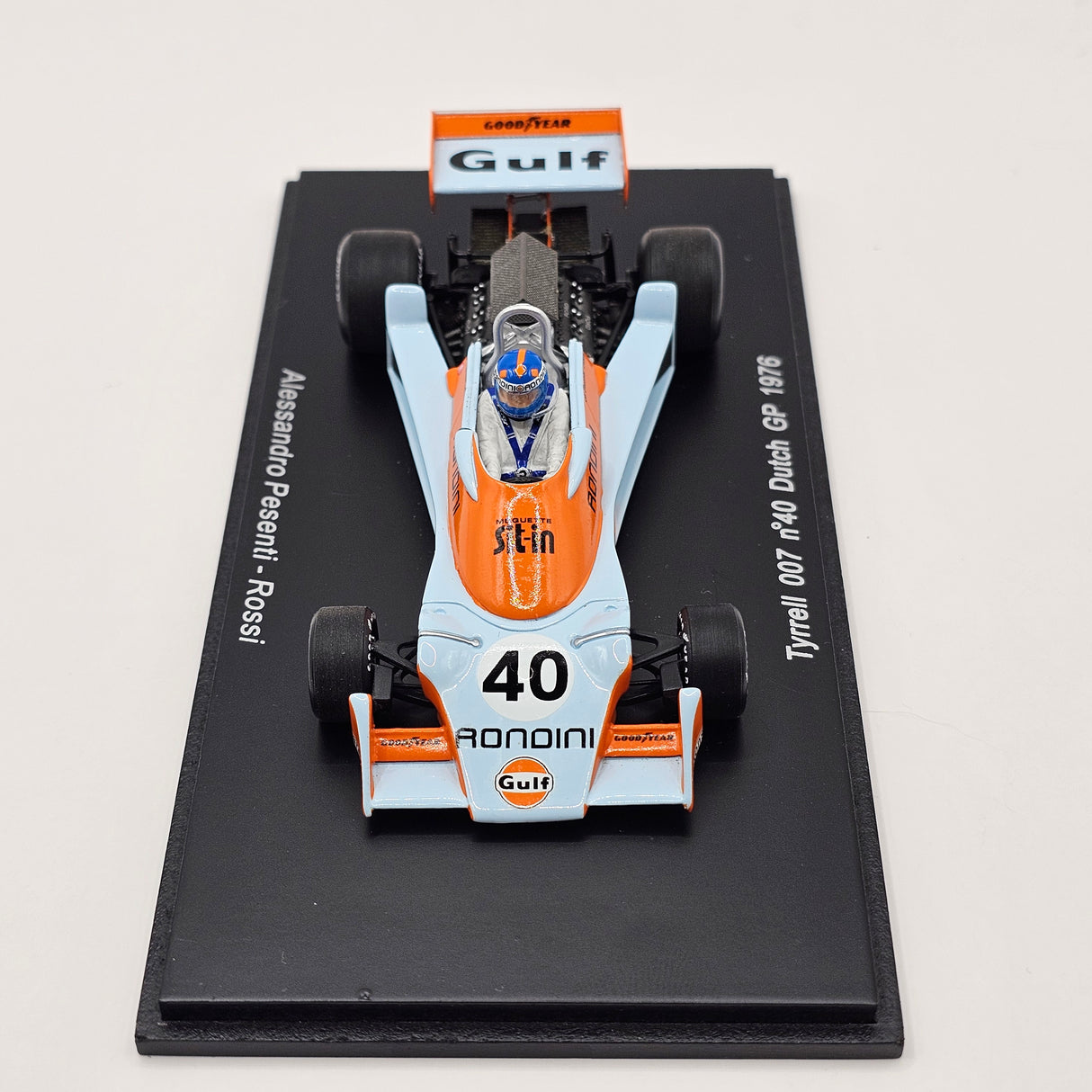 Spark Tyrrell 007 #40 Alessandro Pesenti-Rossi Dutch GP 1976 1/43 Scale S1648