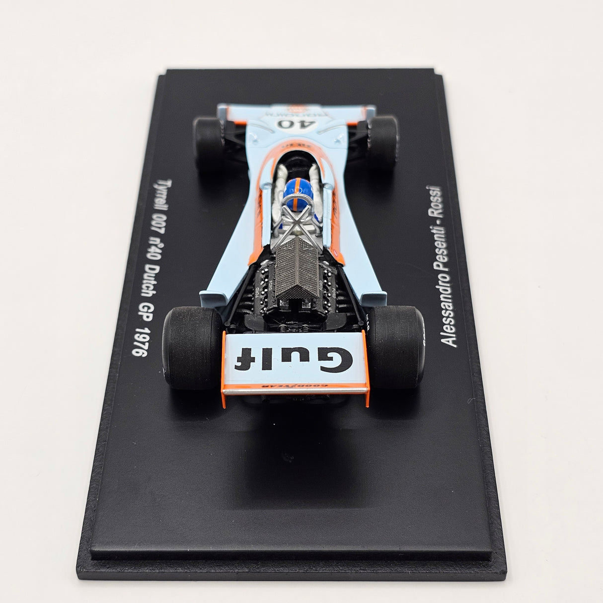 Spark Tyrrell 007 #40 Alessandro Pesenti-Rossi Dutch GP 1976 1/43 Scale S1648