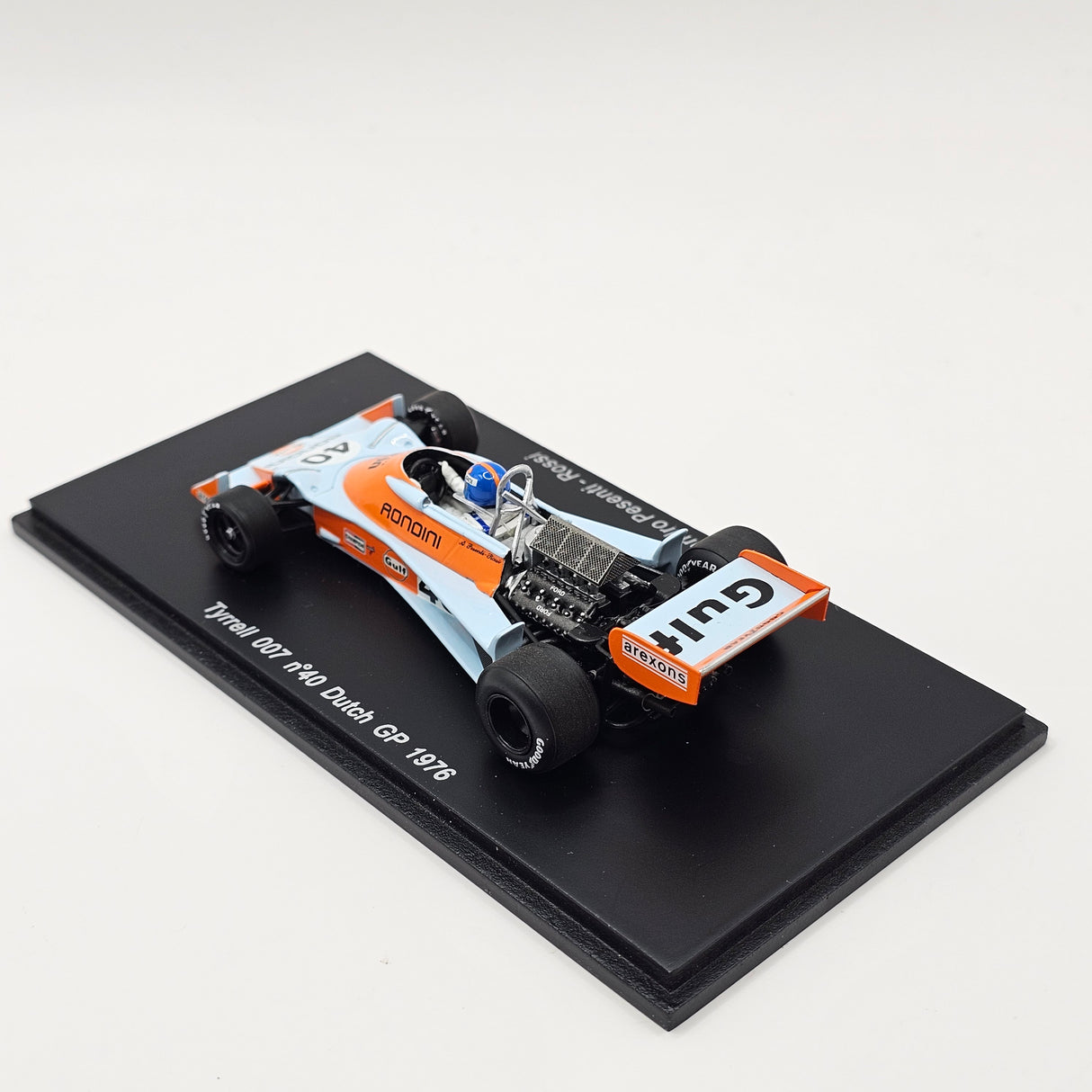 Spark Tyrrell 007 #40 Alessandro Pesenti-Rossi Dutch GP 1976 1/43 Scale S1648
