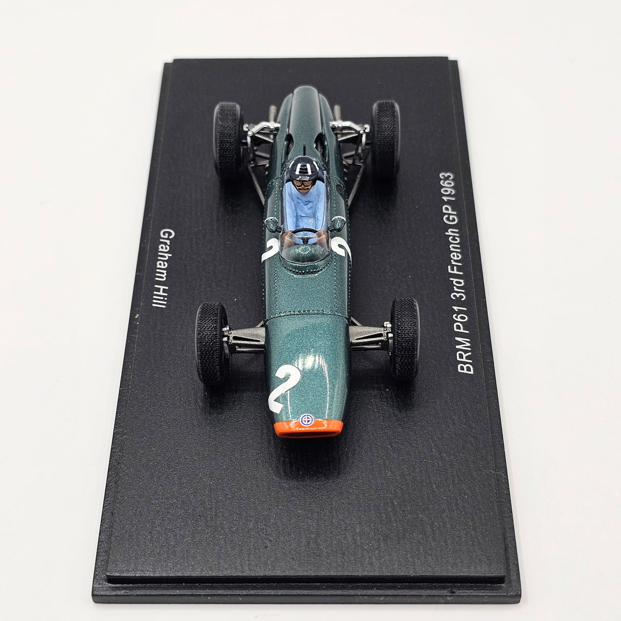 Spark BRM P61 #2 Graham Hill French GP 3rd Place 1963 1/43 Scale S5279