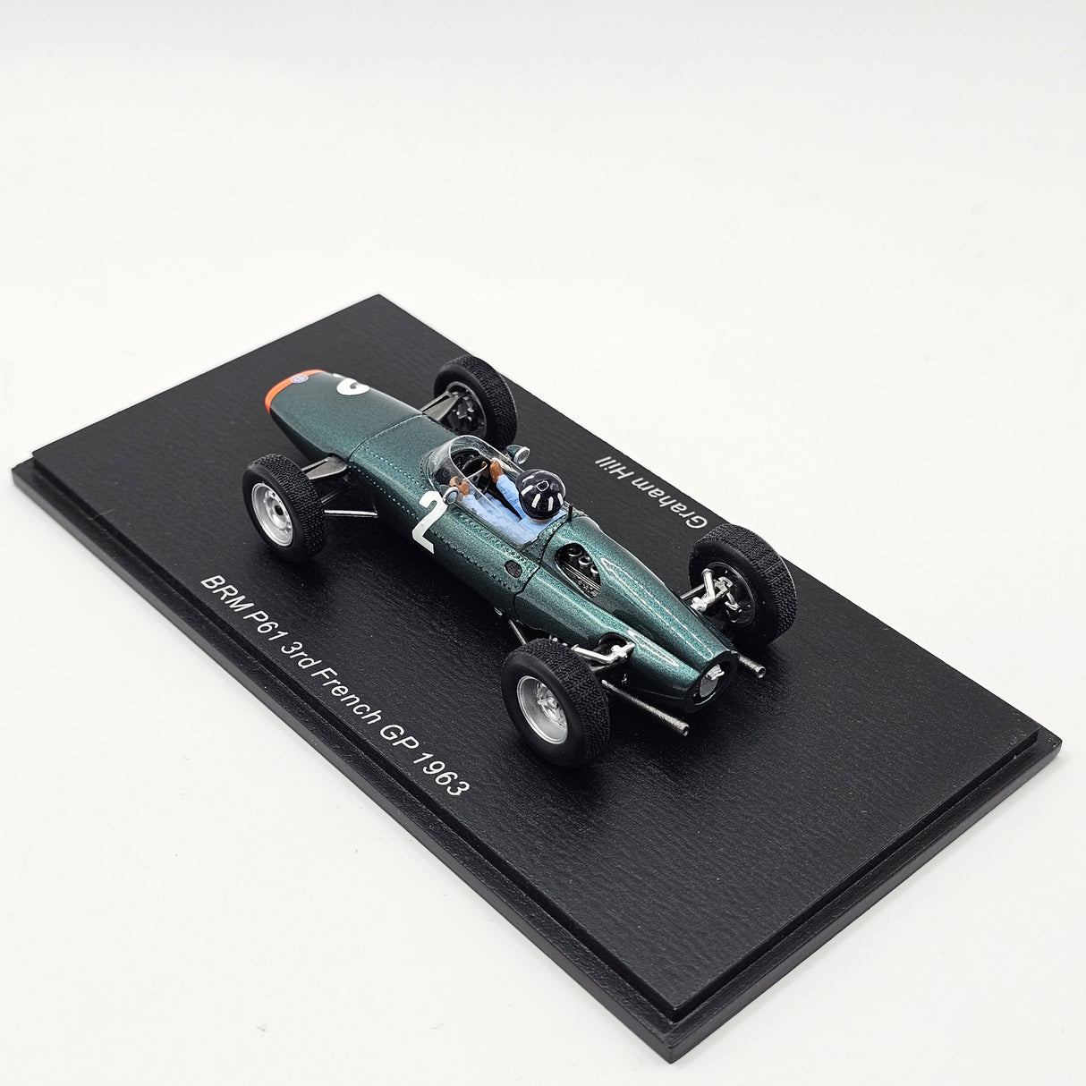 Spark BRM P61 #2 Graham Hill French GP 3rd Place 1963 1/43 Scale S5279