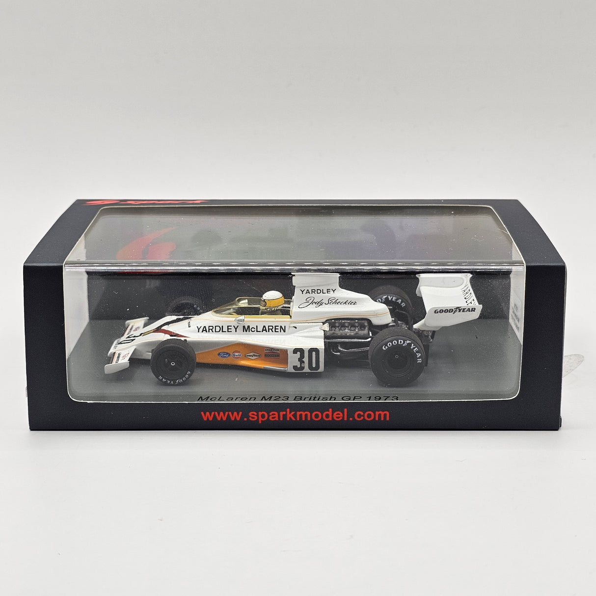 Spark McLaren M23 #30 Jody Scheckter British GP 1973 1/43 Scale S5736
