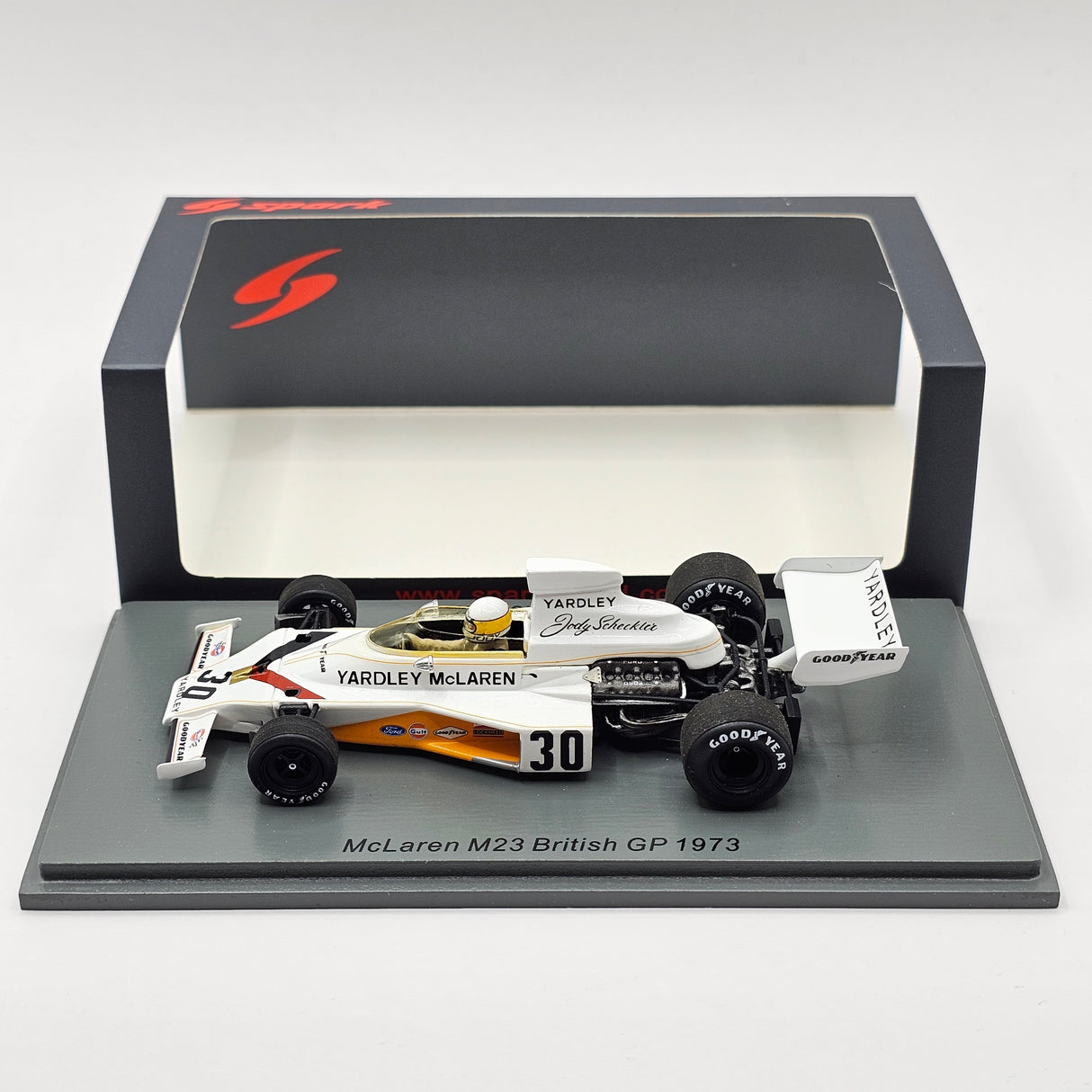 Spark McLaren M23 #30 Jody Scheckter British GP 1973 1/43 Scale S5736