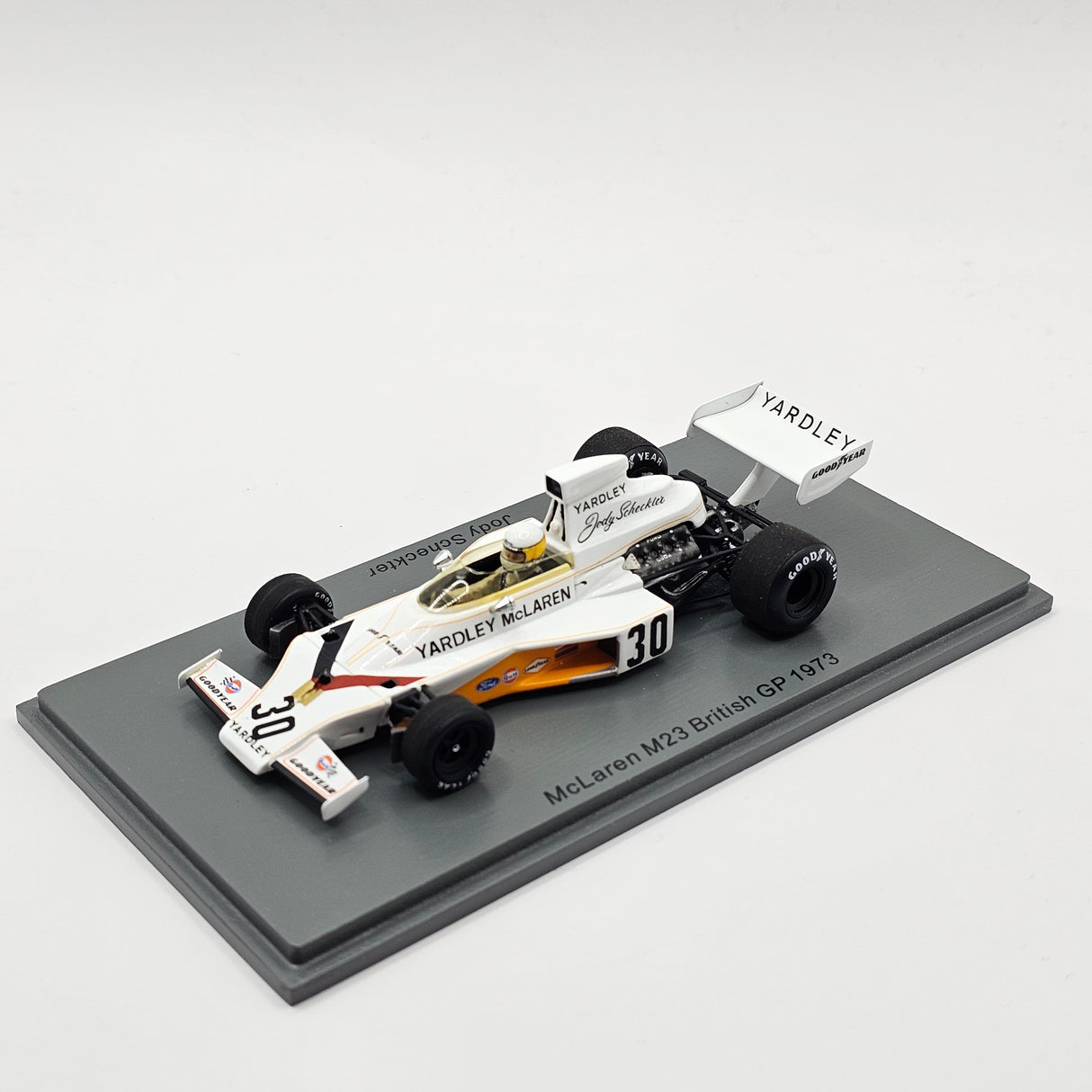 Spark McLaren M23 #30 Jody Scheckter British GP 1973 1/43 Scale S5736