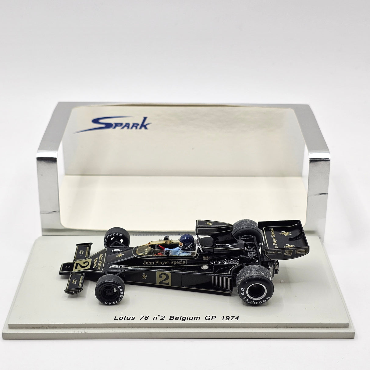 Spark Lotus 76 #2 Jacky Ickx Belgium GP 1974 1/43 Scale S1770