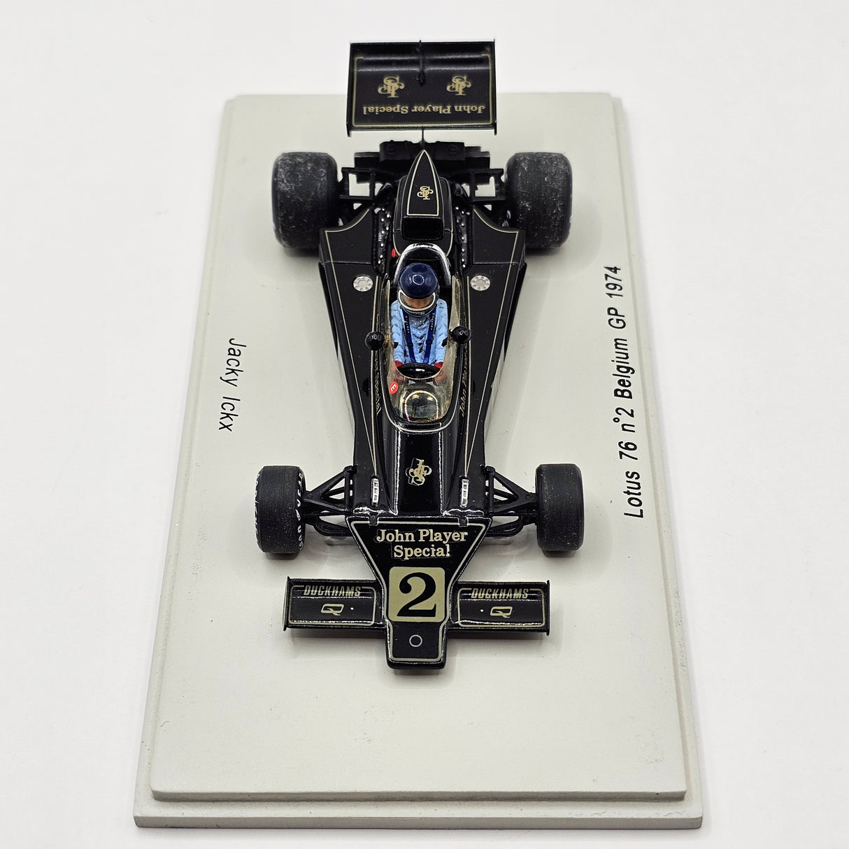 Spark Lotus 76 #2 Jacky Ickx Belgium GP 1974 1/43 Scale S1770