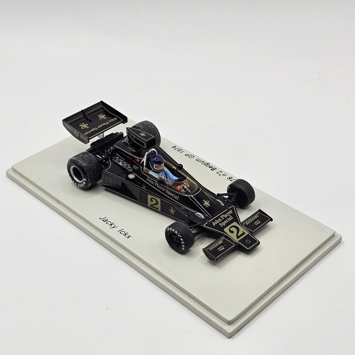 Spark Lotus 76 #2 Jacky Ickx Belgium GP 1974 1/43 Scale S1770