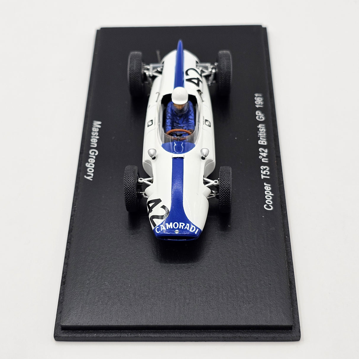 Spark Cooper T53 #42 Masten Gregory British GP 1961 1/43 Scale S3513