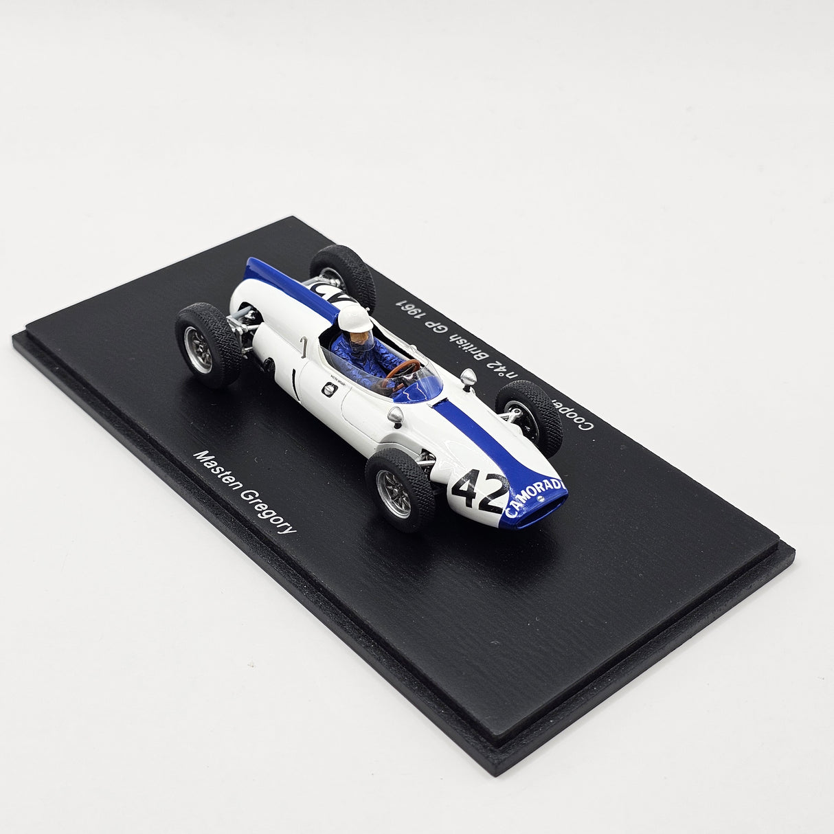 Spark Cooper T53 #42 Masten Gregory British GP 1961 1/43 Scale S3513