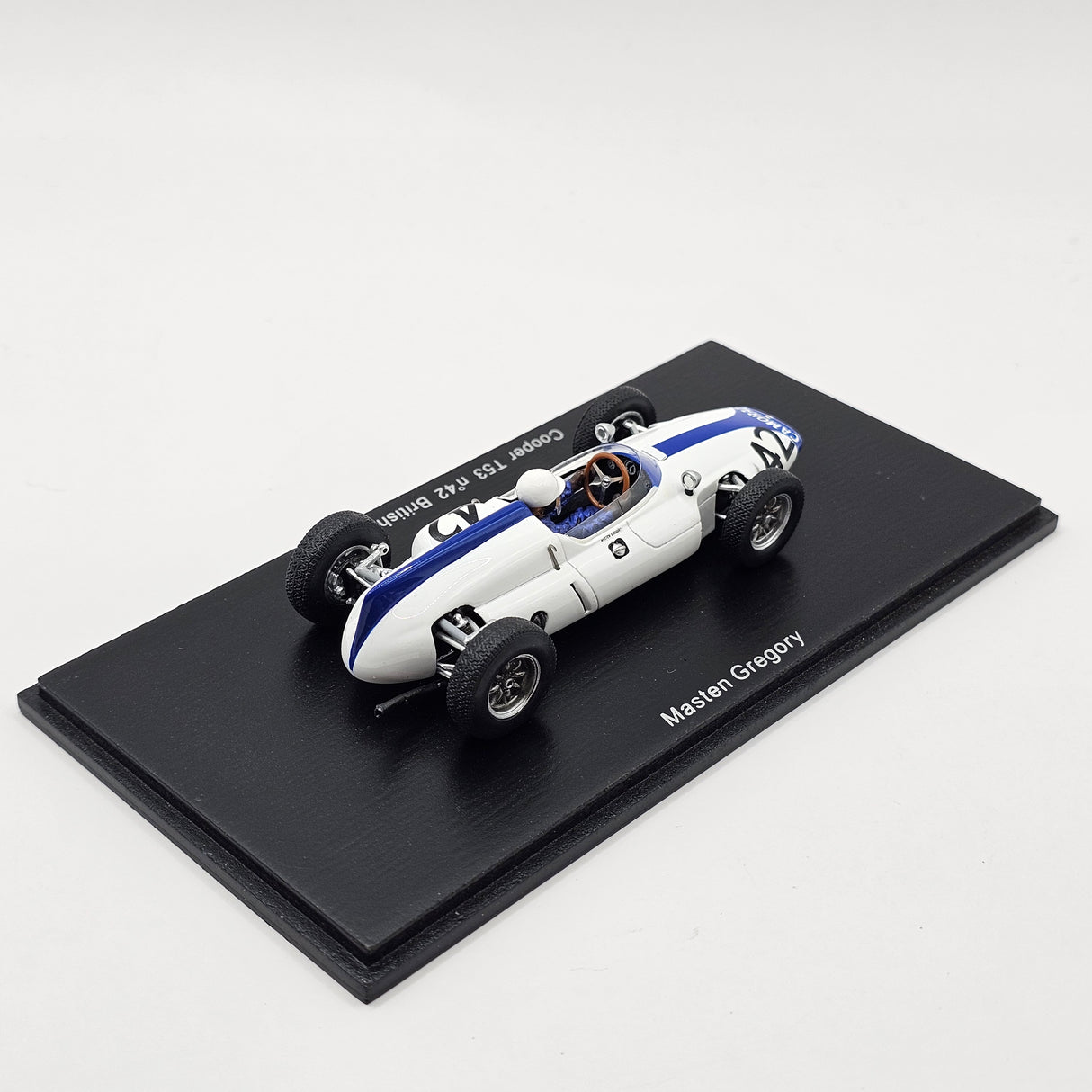 Spark Cooper T53 #42 Masten Gregory British GP 1961 1/43 Scale S3513
