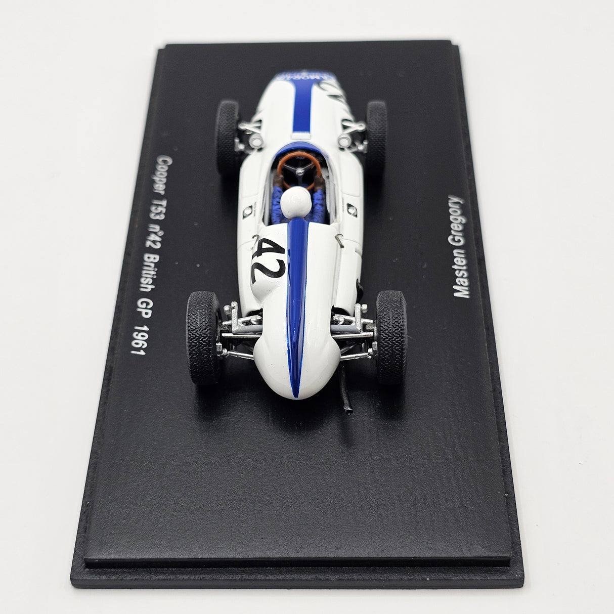 Spark Cooper T53 #42 Masten Gregory British GP 1961 1/43 Scale S3513