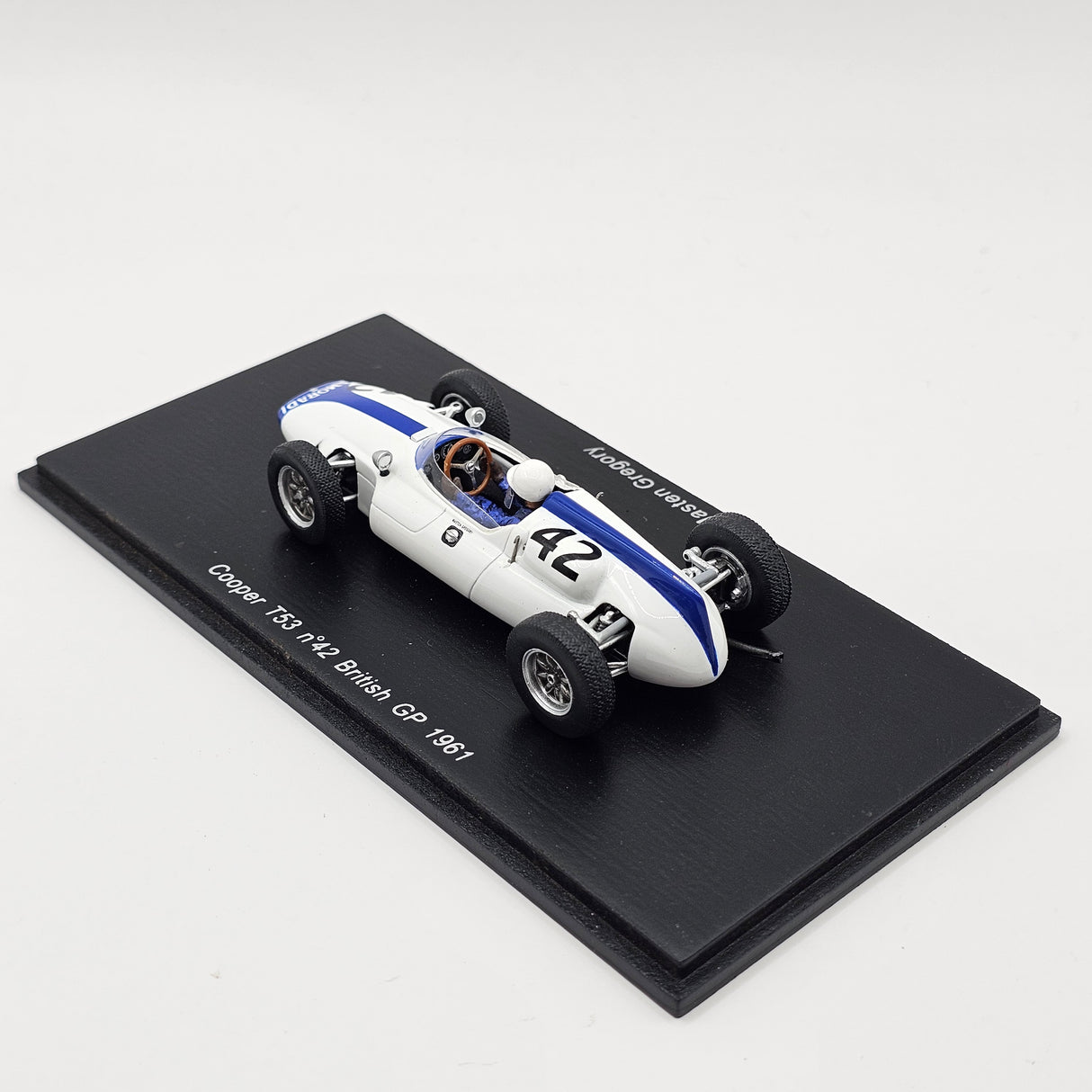 Spark Cooper T53 #42 Masten Gregory British GP 1961 1/43 Scale S3513