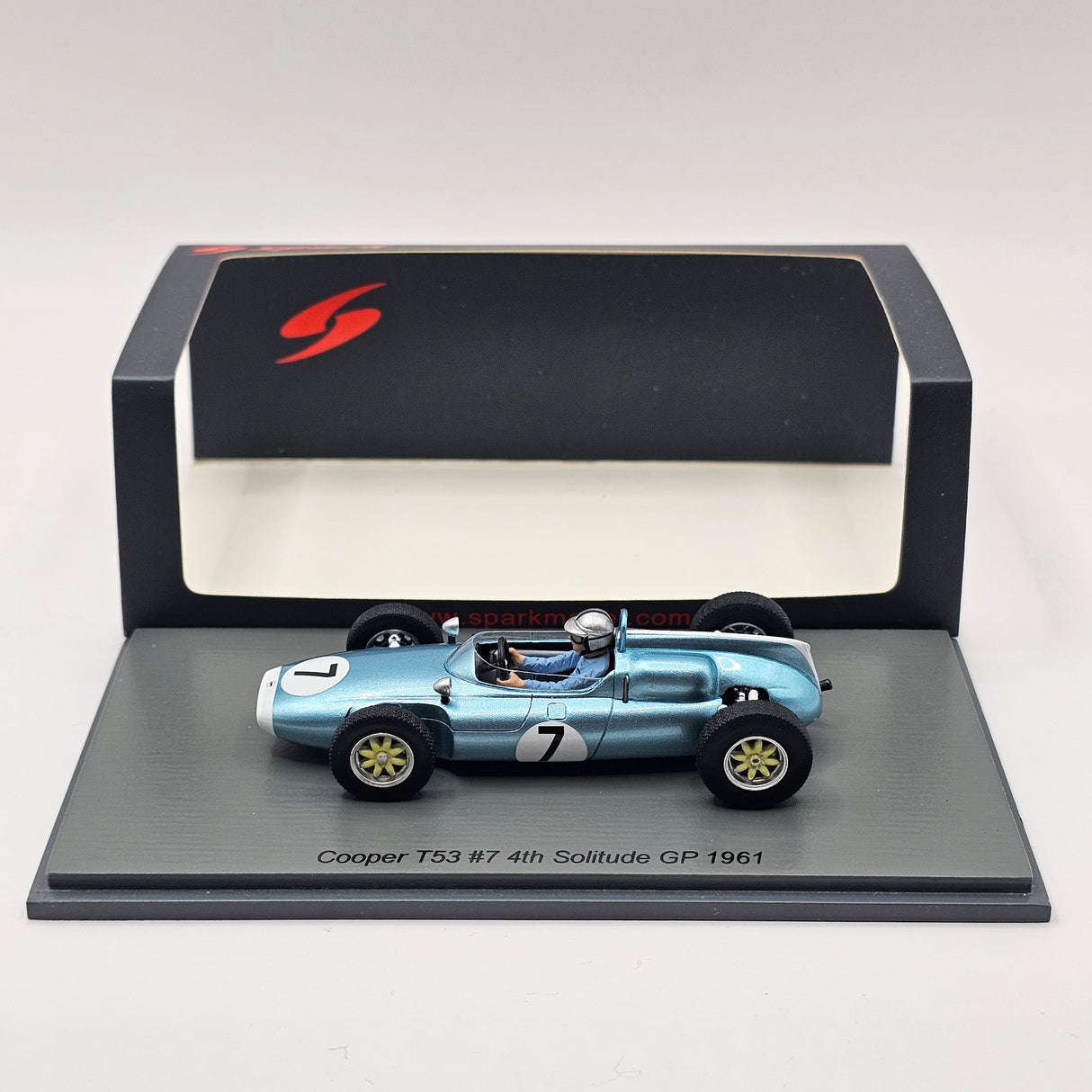 Spark Cooper T53 #7 Bruce McLaren 1961 4th Solitude GP 1/43 Scale S8066