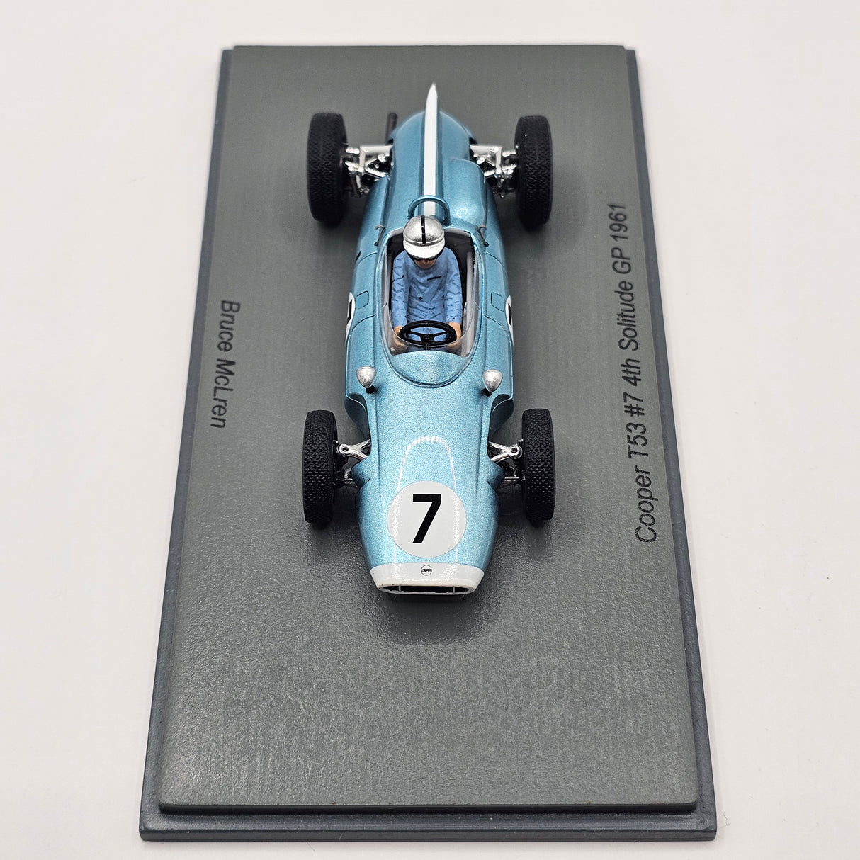 Spark Cooper T53 #7 Bruce McLaren 1961 4th Solitude GP 1/43 Scale S8066