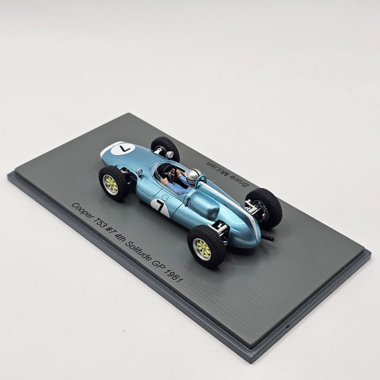 Spark Cooper T53 #7 Bruce McLaren 1961 4th Solitude GP 1/43 Scale S8066