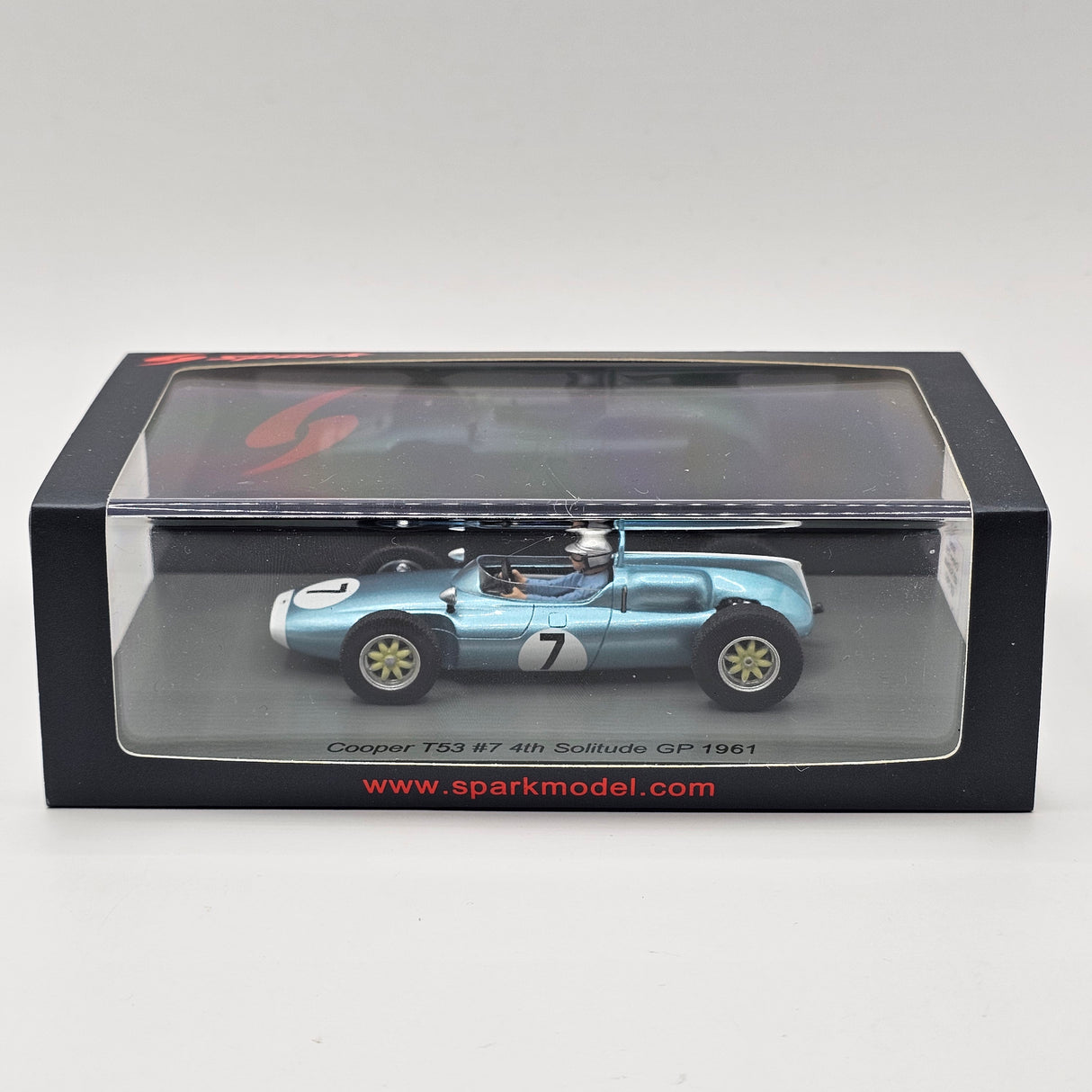 Spark Cooper T53 #7 Bruce McLaren 1961 4th Solitude GP 1/43 Scale S8066