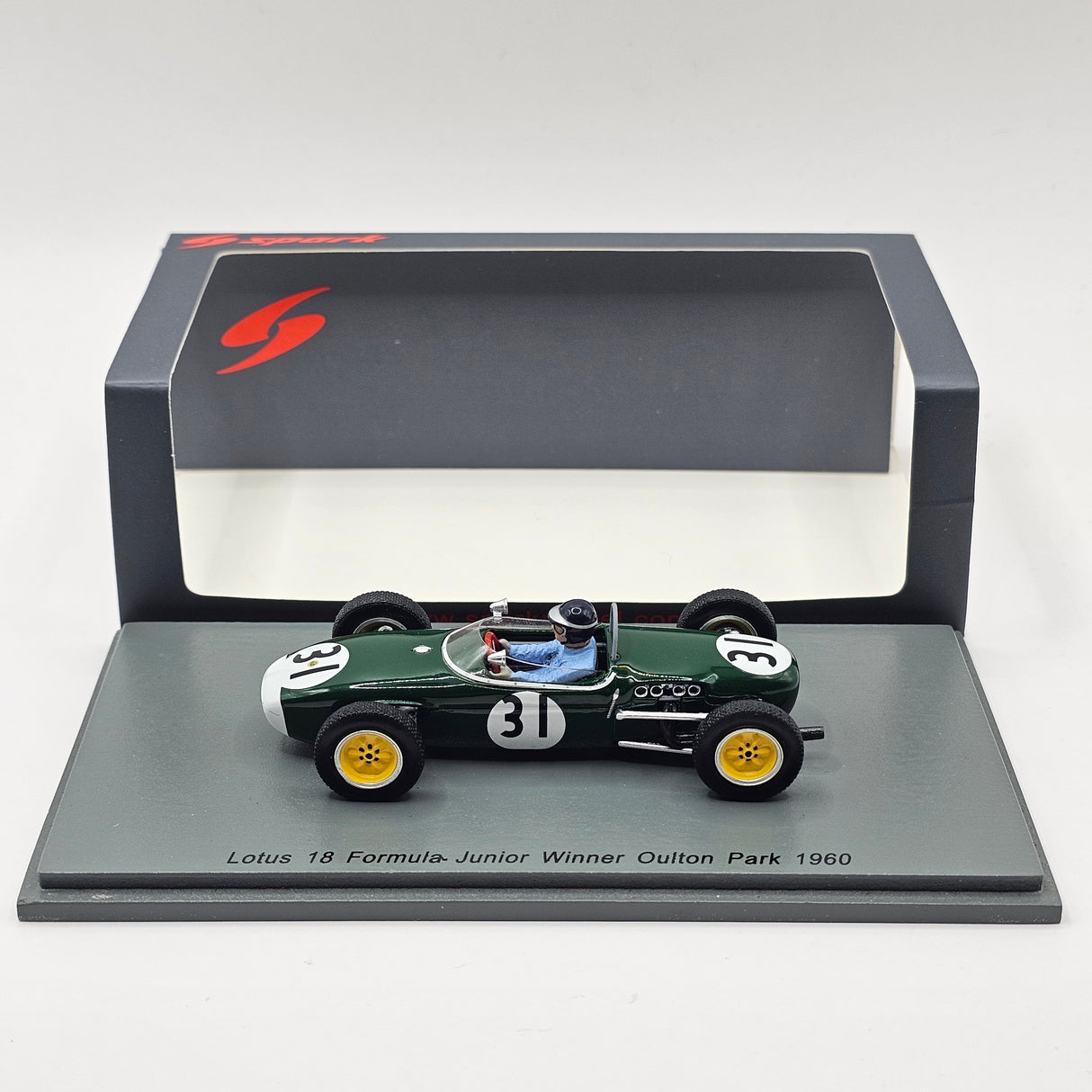 Spark Lotus 18 #31 Jim Clark Oulton Park Formula Junior Winner 1960 1/43 Scale S7120