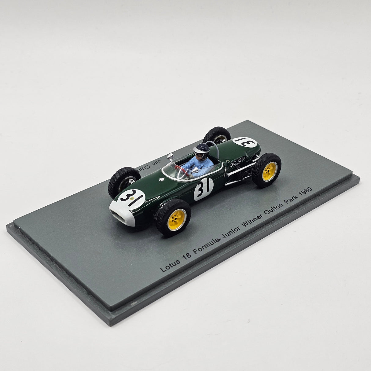 Spark Lotus 18 #31 Jim Clark Oulton Park Formula Junior Winner 1960 1/43 Scale S7120