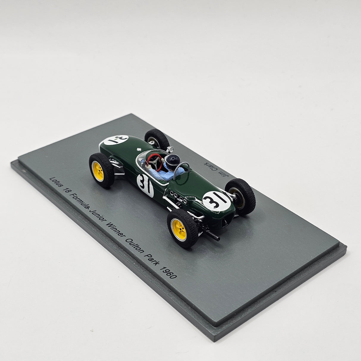 Spark Lotus 18 #31 Jim Clark Oulton Park Formula Junior Winner 1960 1/43 Scale S7120