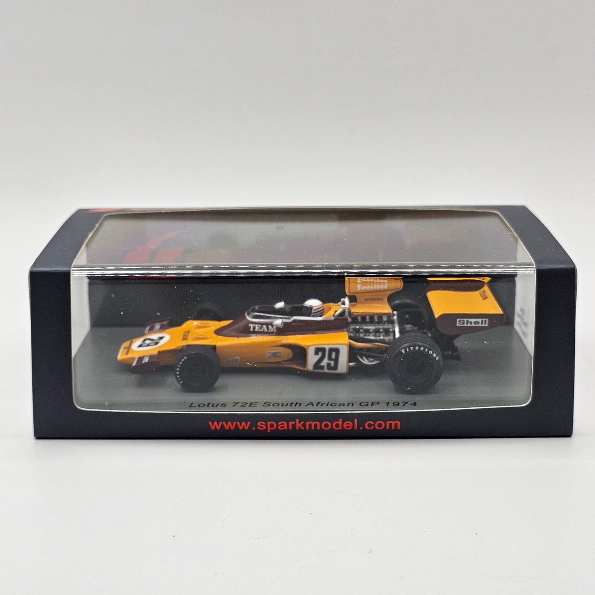 Spark Lotus 72E #29 Ian Scheckter S.African GP 1974 1/43 Scale S7296