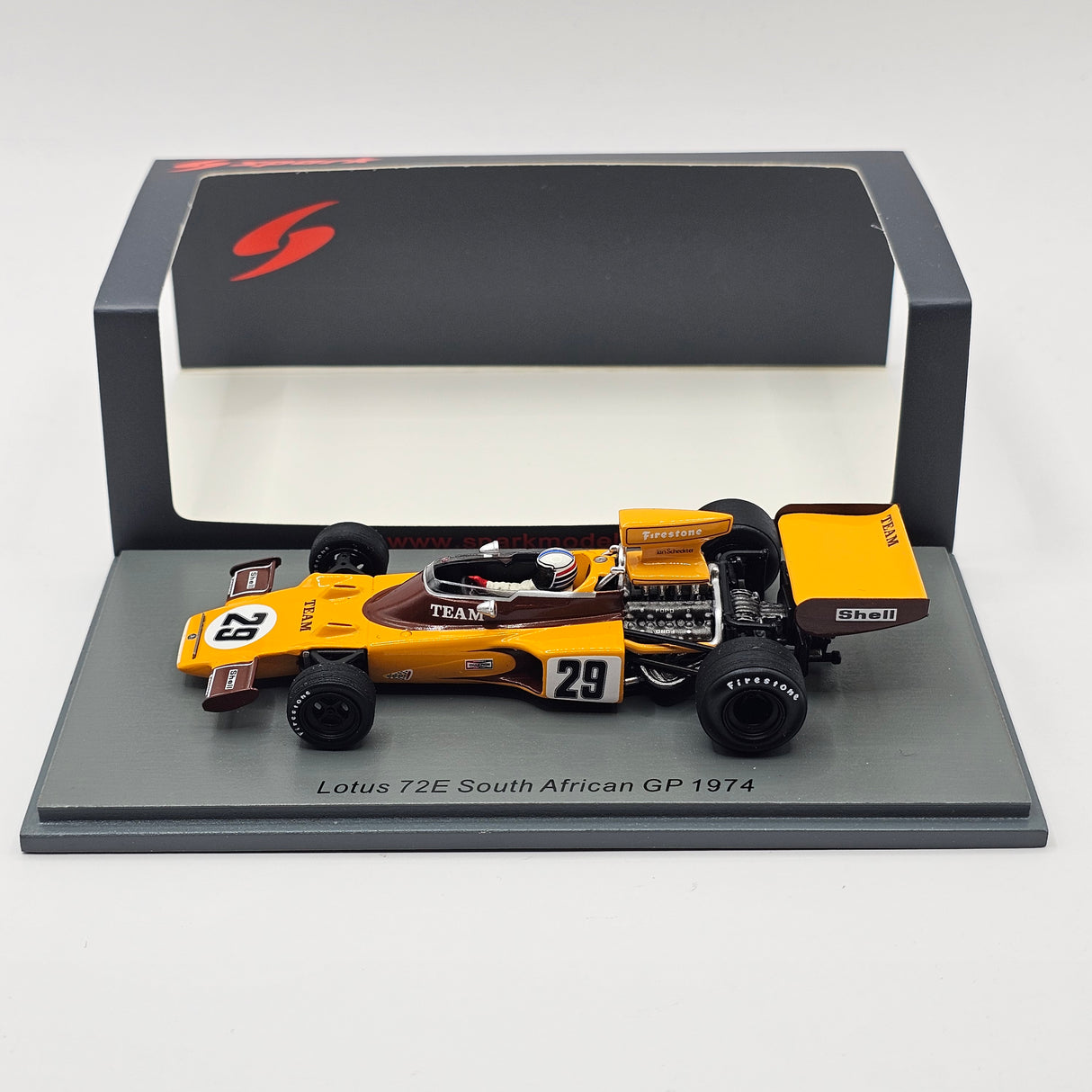 Spark Lotus 72E #29 Ian Scheckter S.African GP 1974 1/43 Scale S7296