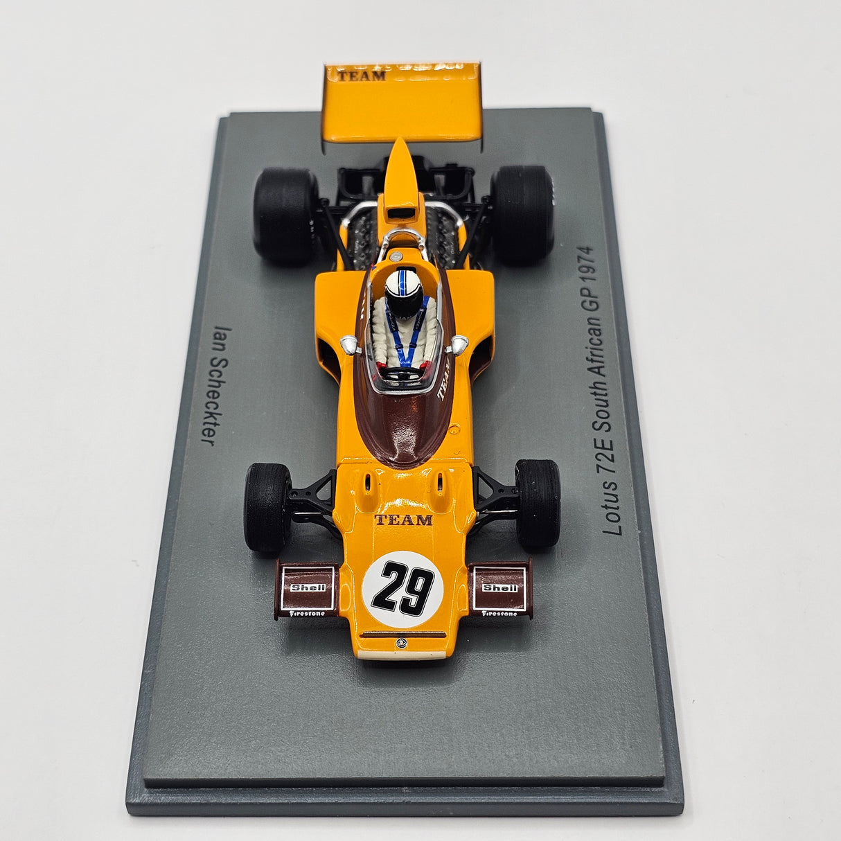 Spark Lotus 72E #29 Ian Scheckter S.African GP 1974 1/43 Scale S7296