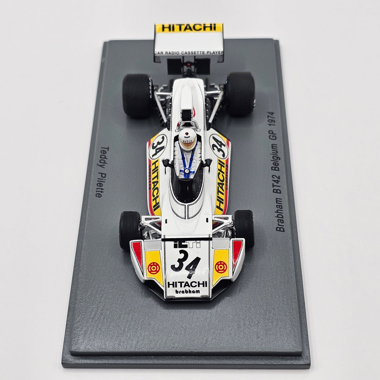Spark Brabham BT42 #34 Teddy Pilette Belgium GP 1974 1/43 Scale S4784