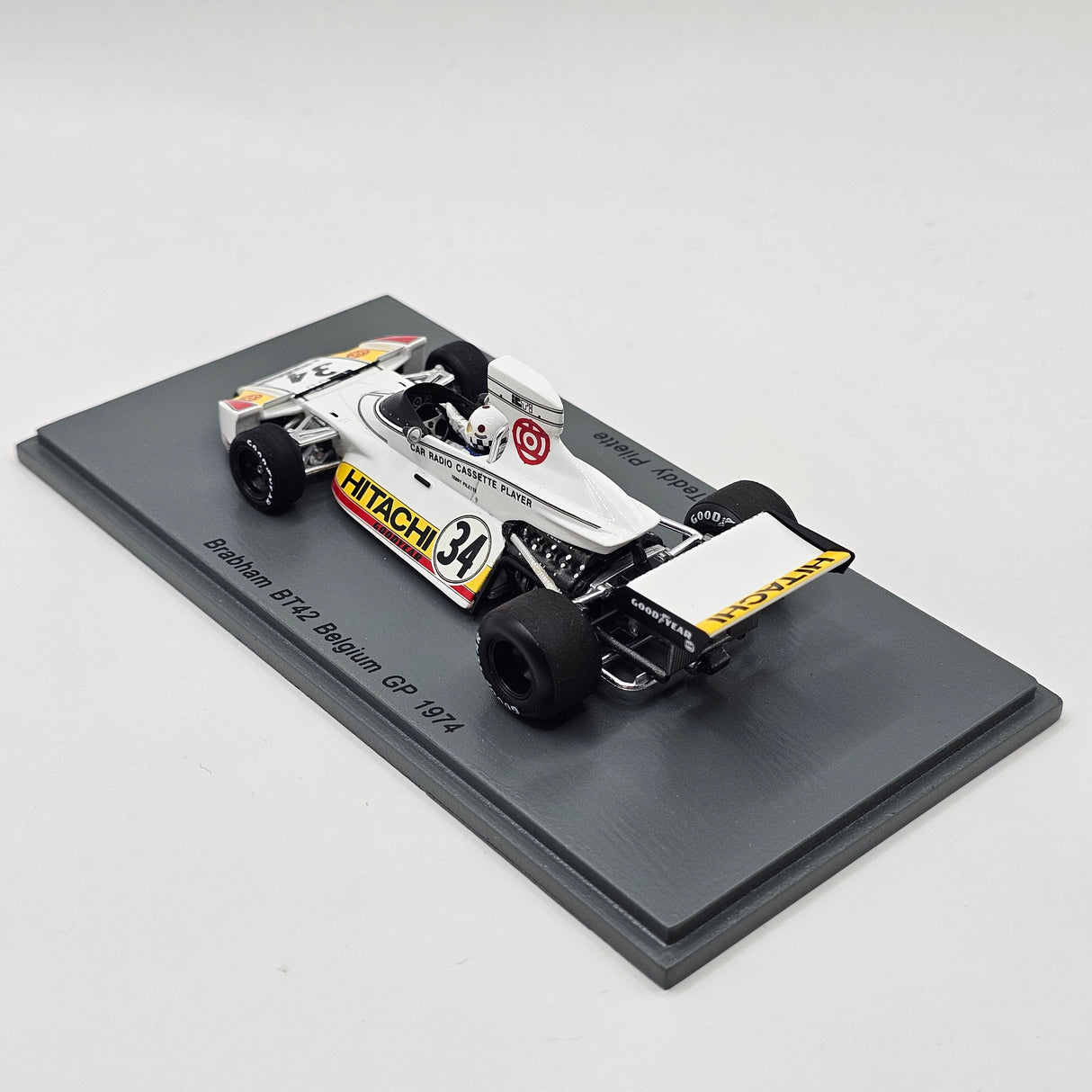 Spark Brabham BT42 #34 Teddy Pilette Belgium GP 1974 1/43 Scale S4784