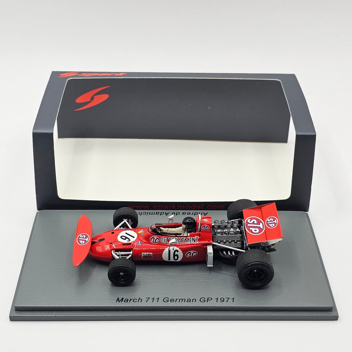 Spark March 711 #16 Andrea De Adamich German GP 1971 1/43 Scale S7261