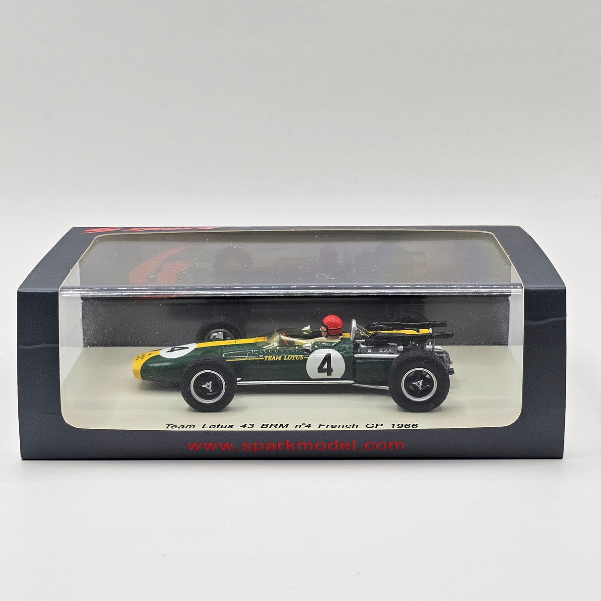 Spark Lotus 43 BRM #4 Peter Arundell French GP 1966 1/43 Scale S2142