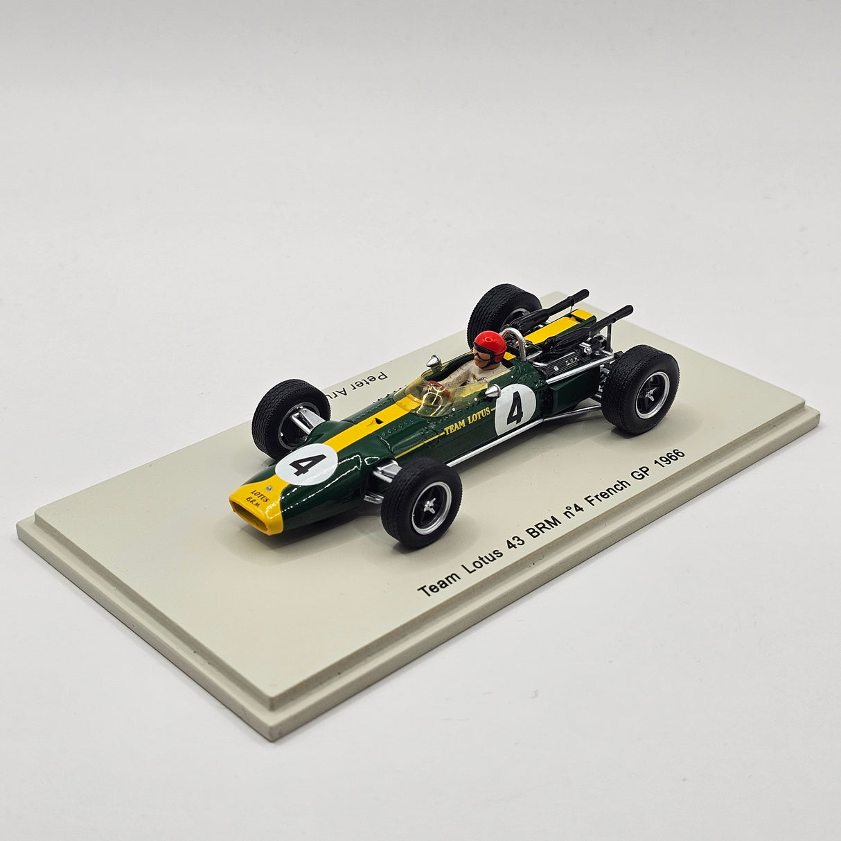 Spark Lotus 43 BRM #4 Peter Arundell French GP 1966 1/43 Scale S2142