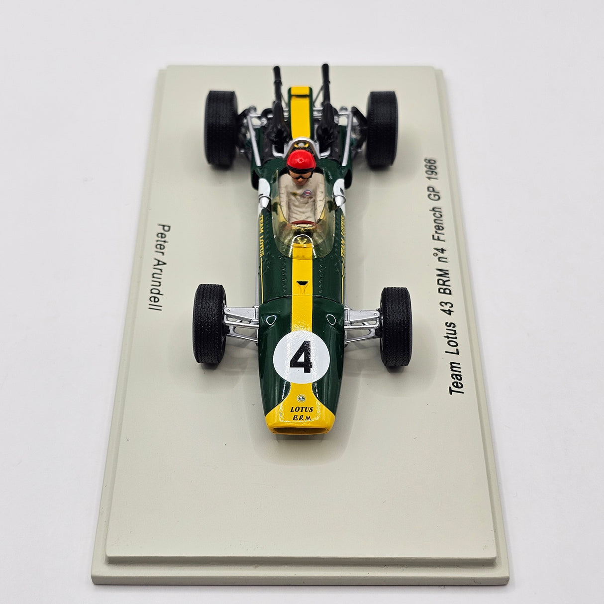Spark Lotus 43 BRM #4 Peter Arundell French GP 1966 1/43 Scale S2142