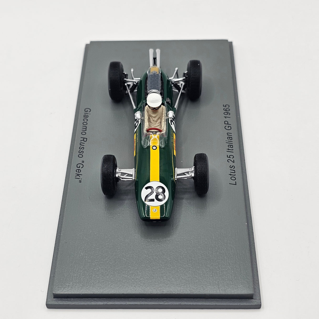 Spark Lotus 25 #28 Giacomo Russo "Geki" Italian GP 1965 1/43 Scale S7293