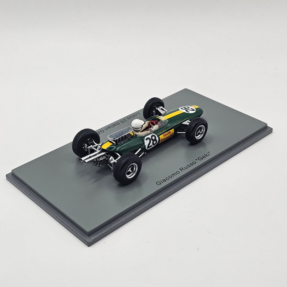 Spark Lotus 25 #28 Giacomo Russo "Geki" Italian GP 1965 1/43 Scale S7293