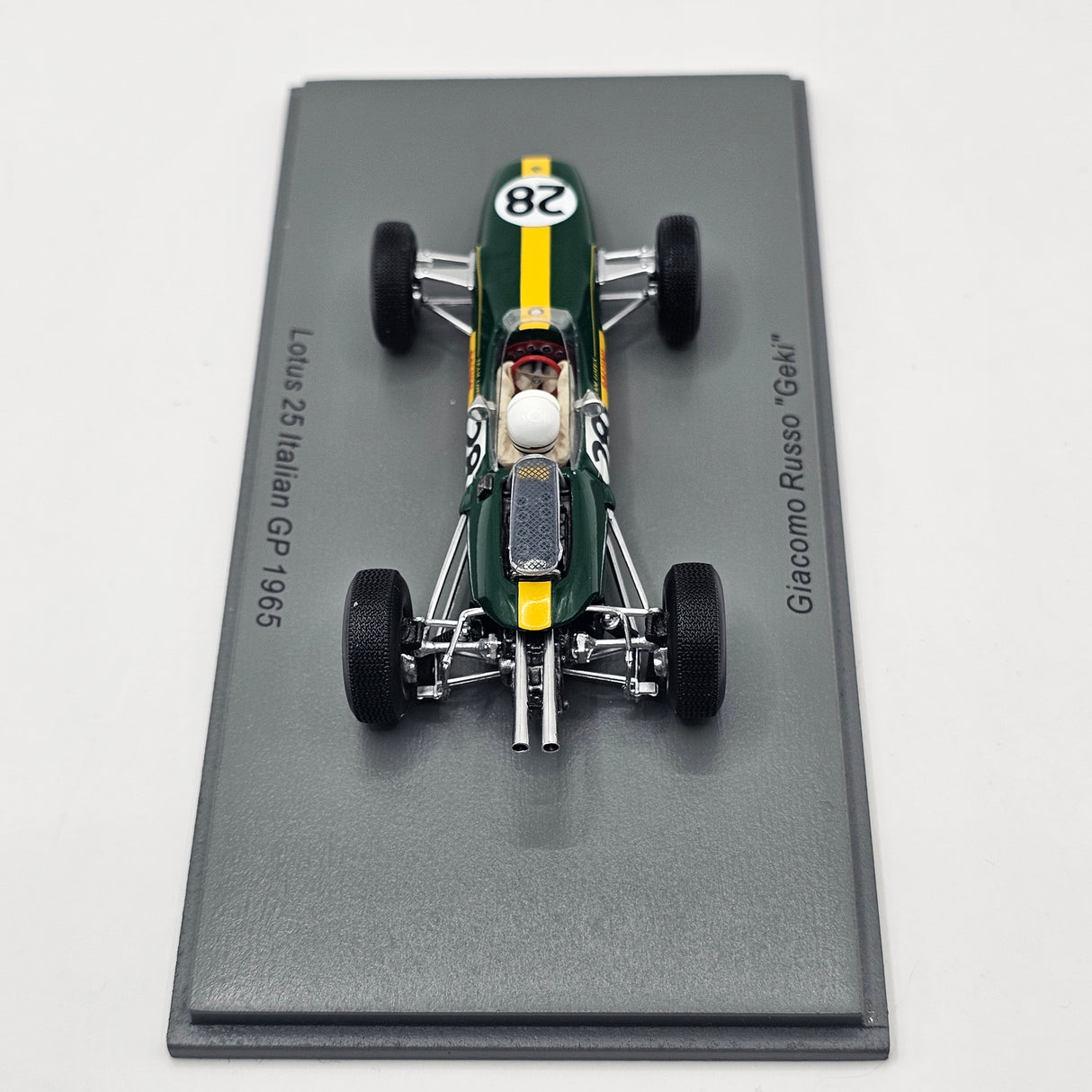 Spark Lotus 25 #28 Giacomo Russo "Geki" Italian GP 1965 1/43 Scale S7293