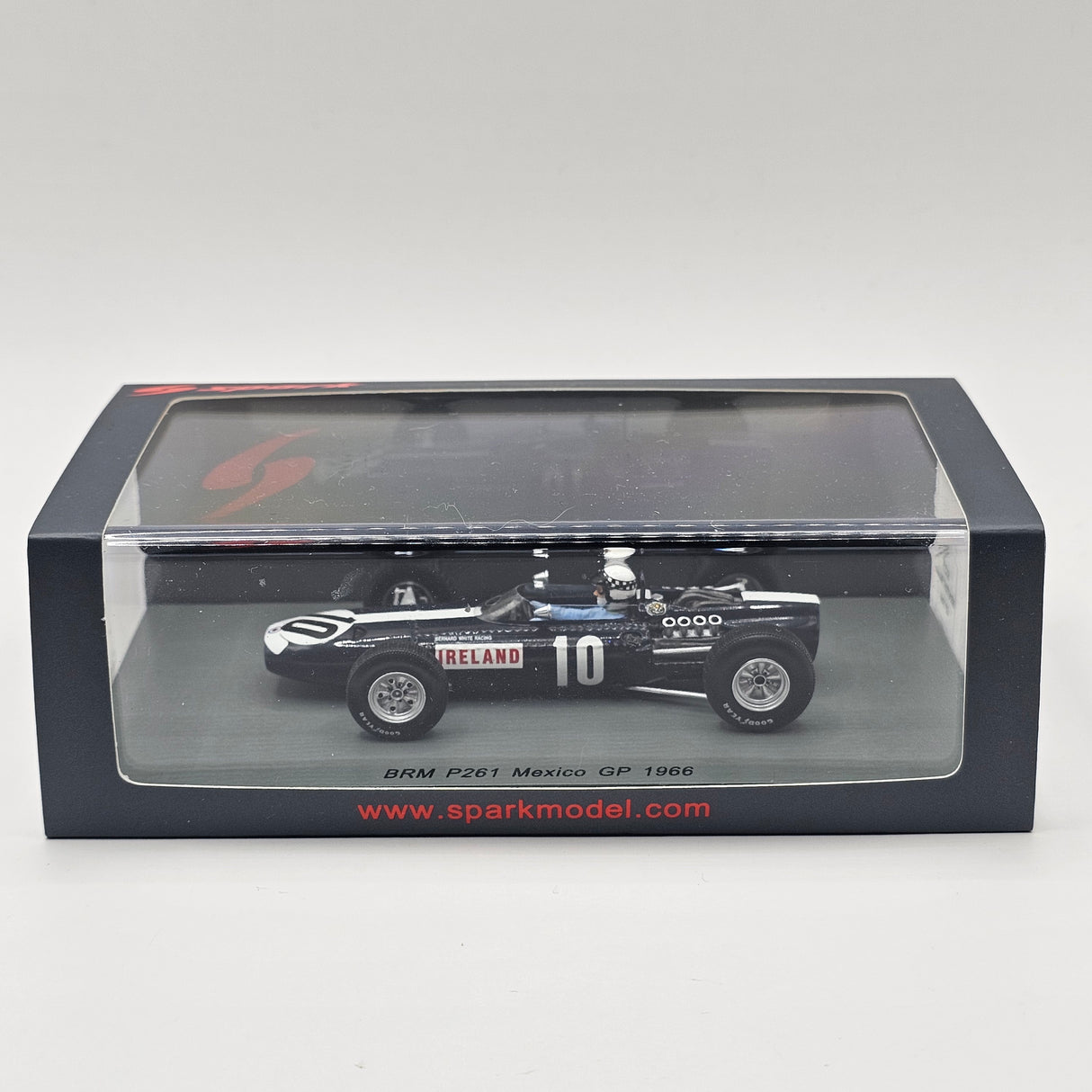 Spark BRM P261 #10 Innes Ireland Mexico GP 1966 1/43 Scale S5275