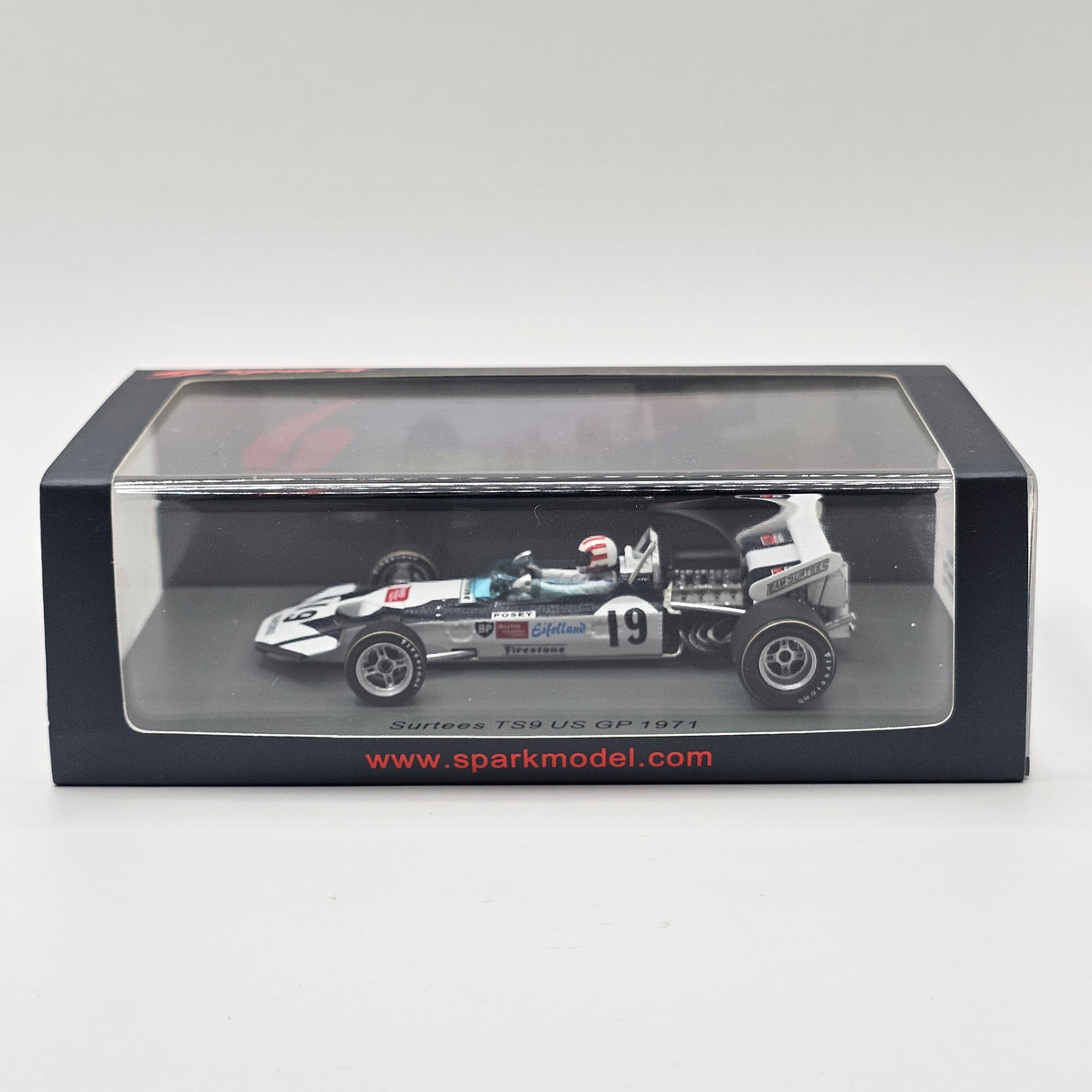 Spark Surtees TS9 #19 Sam Posey US GP 1971 1/43 Scale S4016