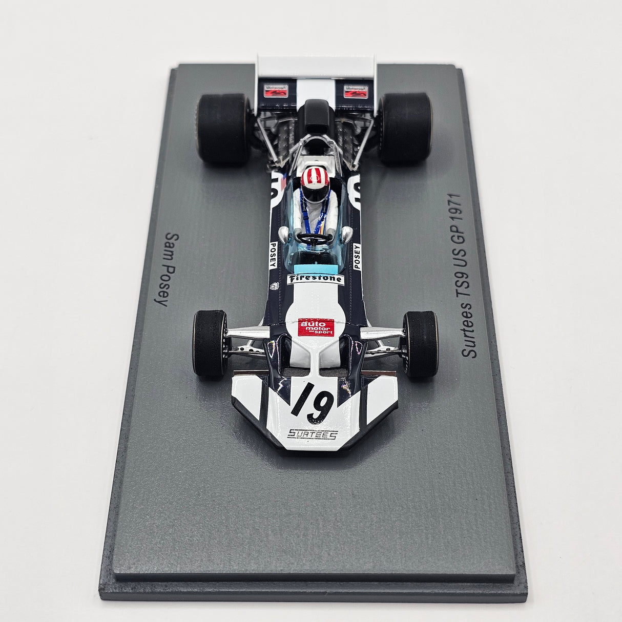 Spark Surtees TS9 #19 Sam Posey US GP 1971 1/43 Scale S4016