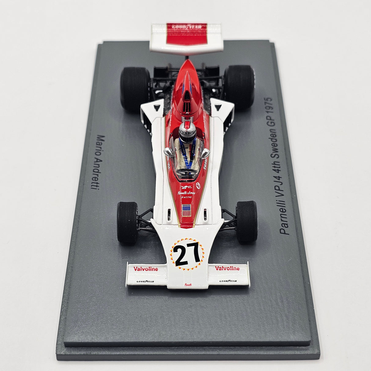 Spark Parnelli VPJ4 #27 Mario Andretti Swedish GP 1975 1/43 Scale S1892
