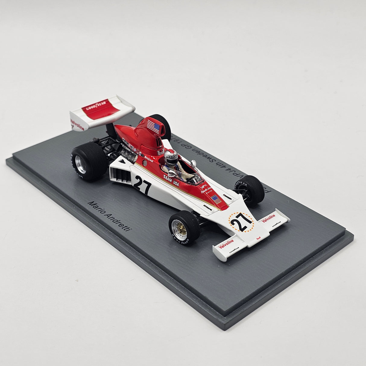 Spark Parnelli VPJ4 #27 Mario Andretti Swedish GP 1975 1/43 Scale S1892