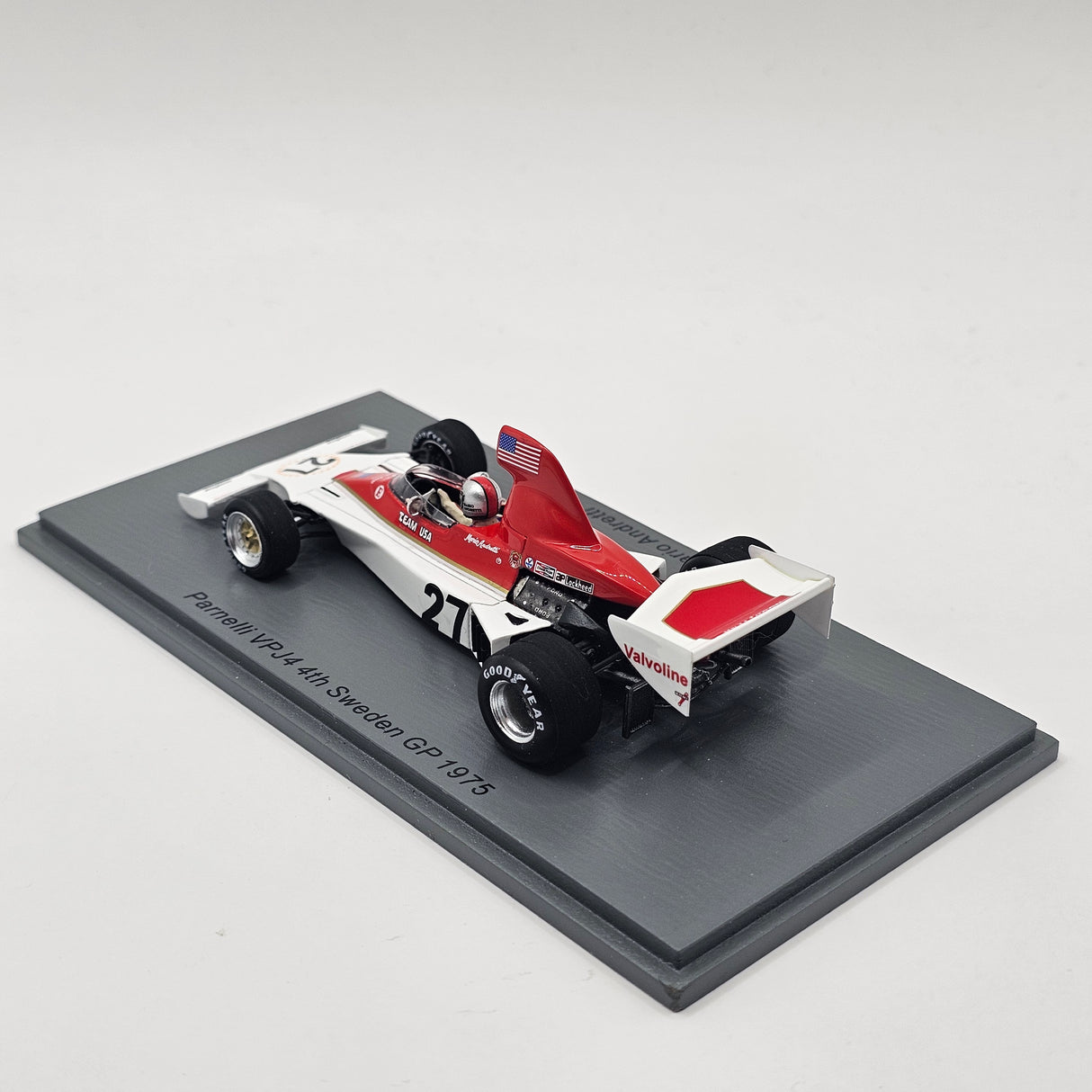 Spark Parnelli VPJ4 #27 Mario Andretti Swedish GP 1975 1/43 Scale S1892
