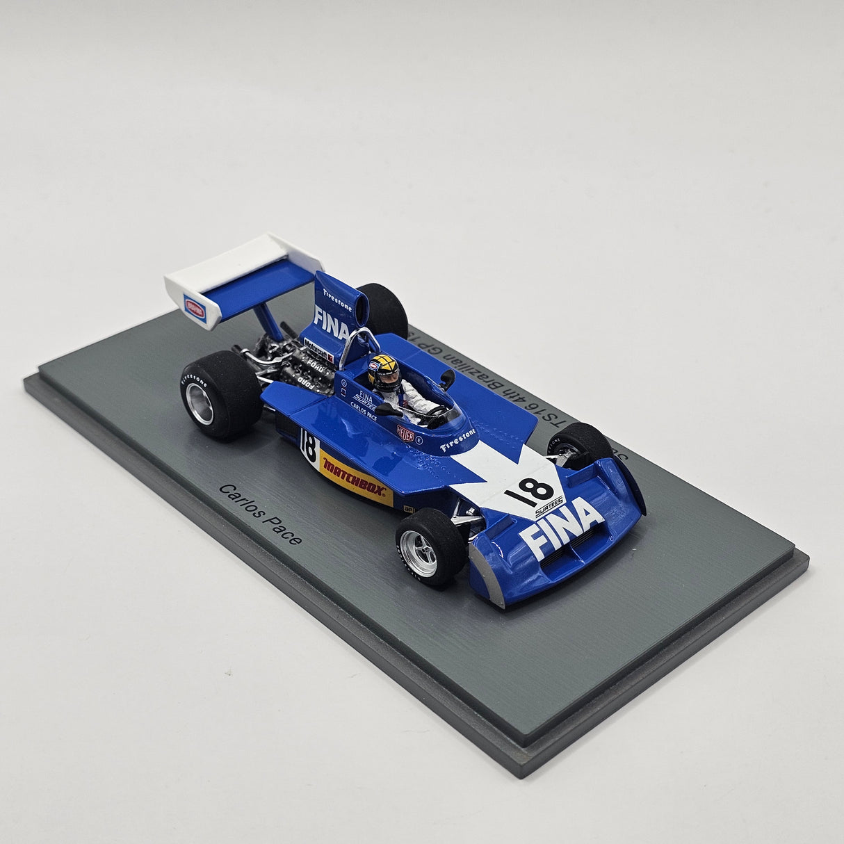 Spark Surtees TS16 #18 Carlos Pace Brazilian GP 1974 1/43 Scale S9650