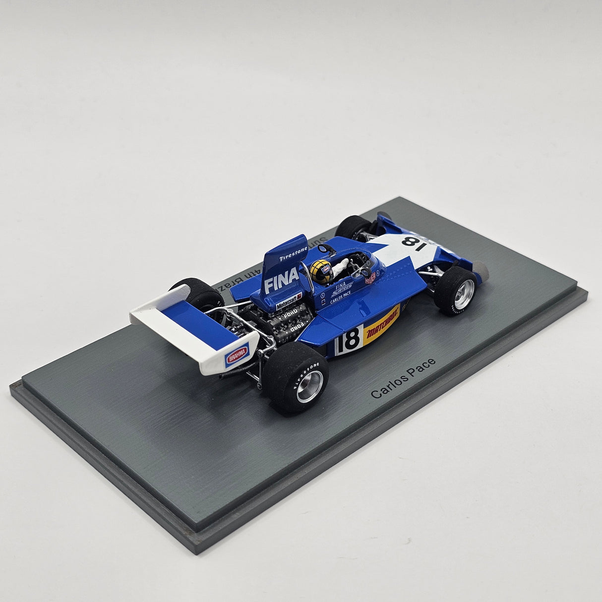 Spark Surtees TS16 #18 Carlos Pace Brazilian GP 1974 1/43 Scale S9650