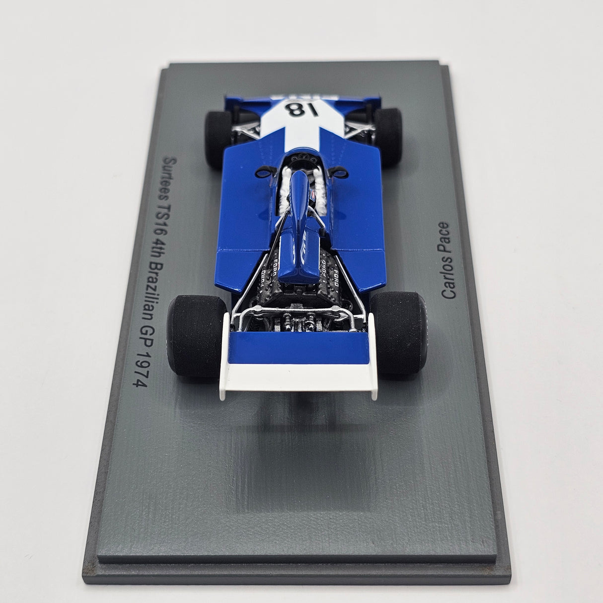 Spark Surtees TS16 #18 Carlos Pace Brazilian GP 1974 1/43 Scale S9650