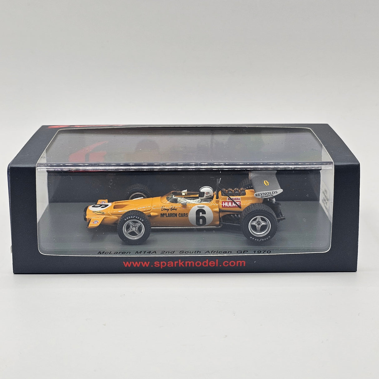 Spark McLaren M14A #6 Denny Hulme S.African GP 1970 1/43 Scale S7140